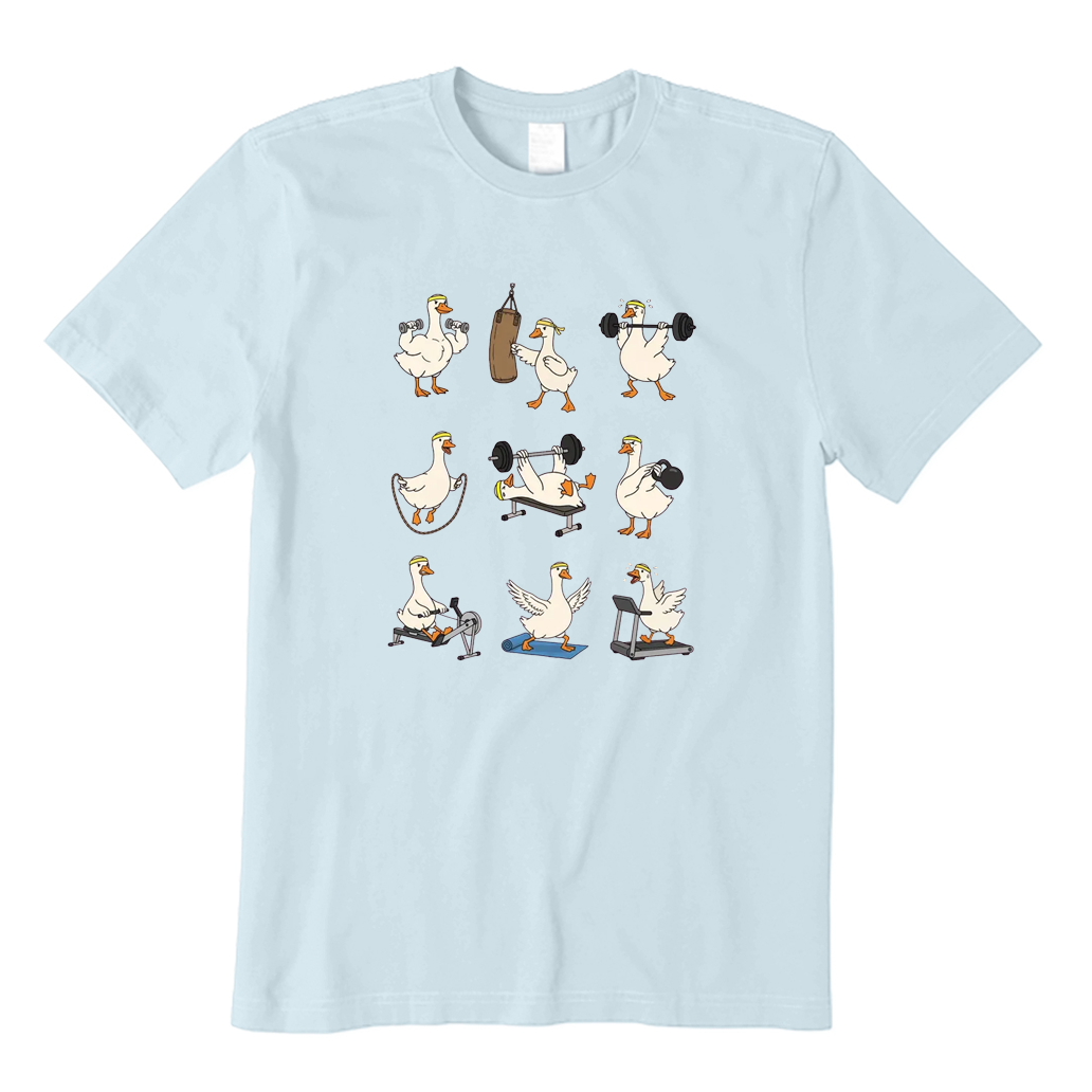 Funny Goose Workout T-shirt