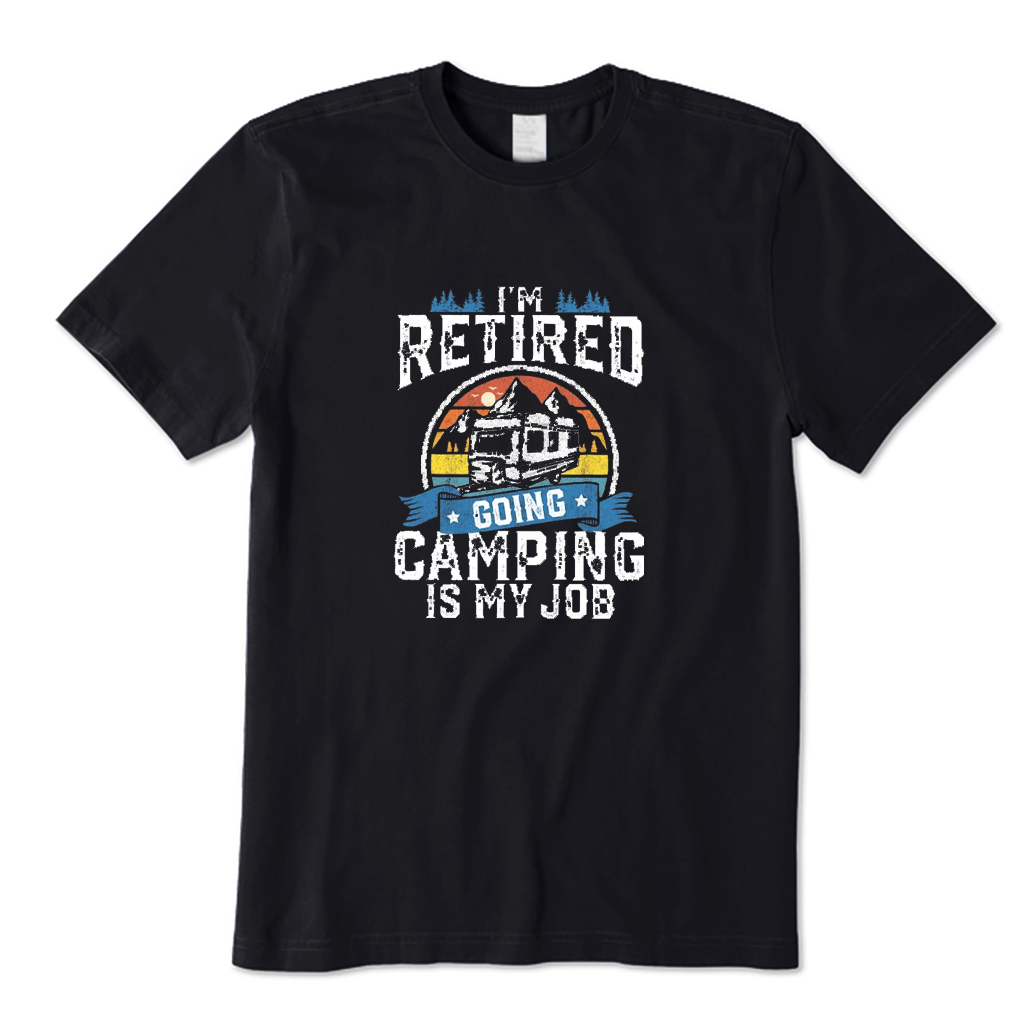 Retired Camping T-shirt