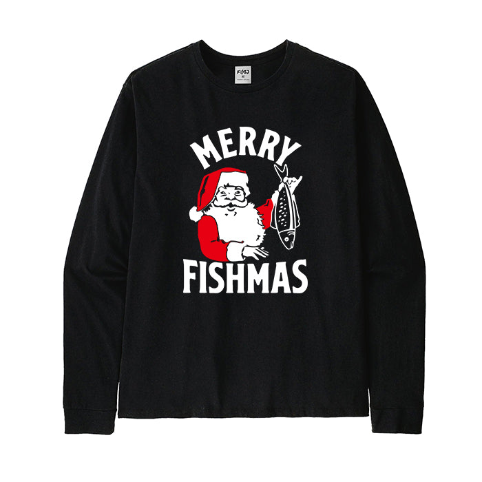 Merry Fishmas Long Sleeve T-Shirt