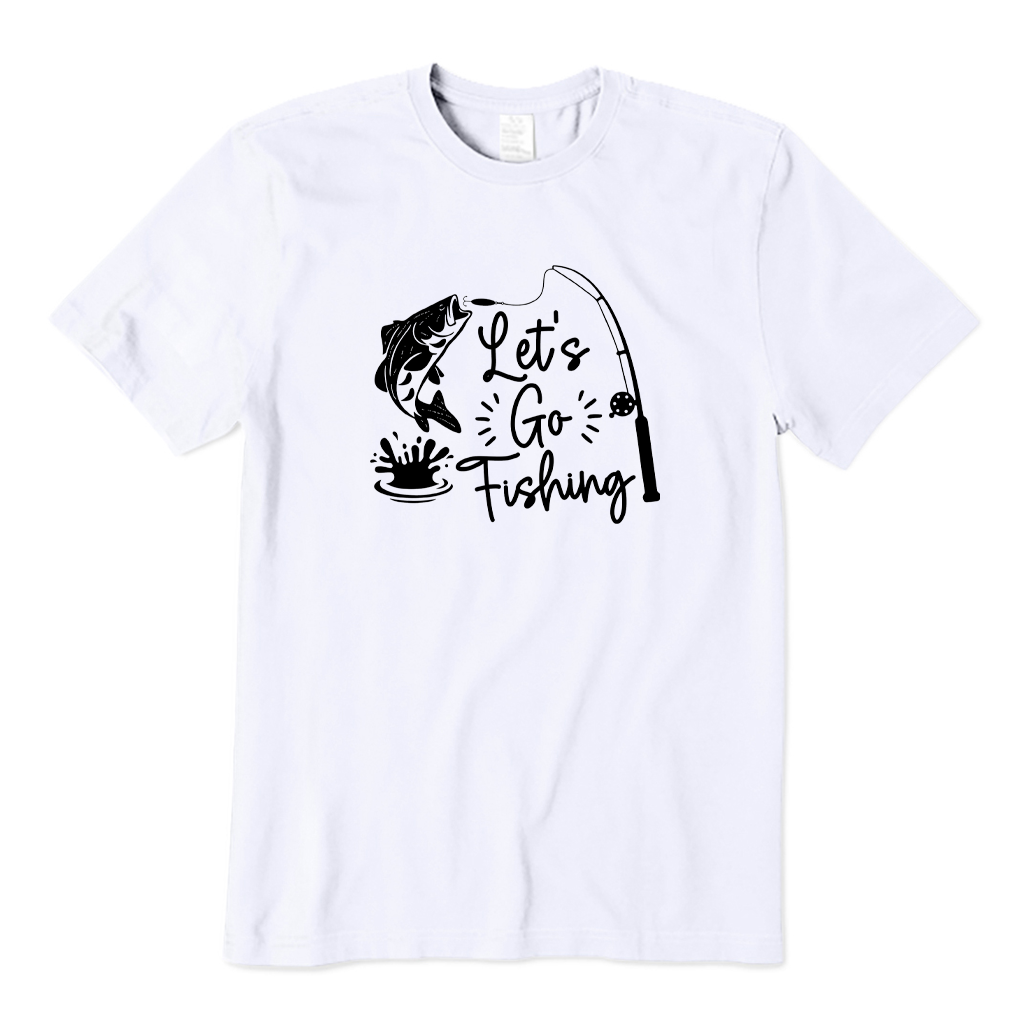 Retro Let's Go Fishing T-shirt