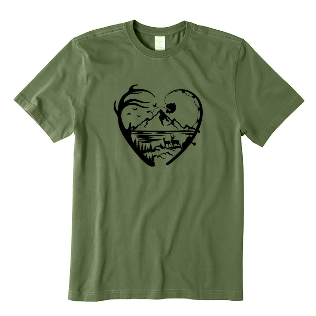 Fishing Scene T-Shirt