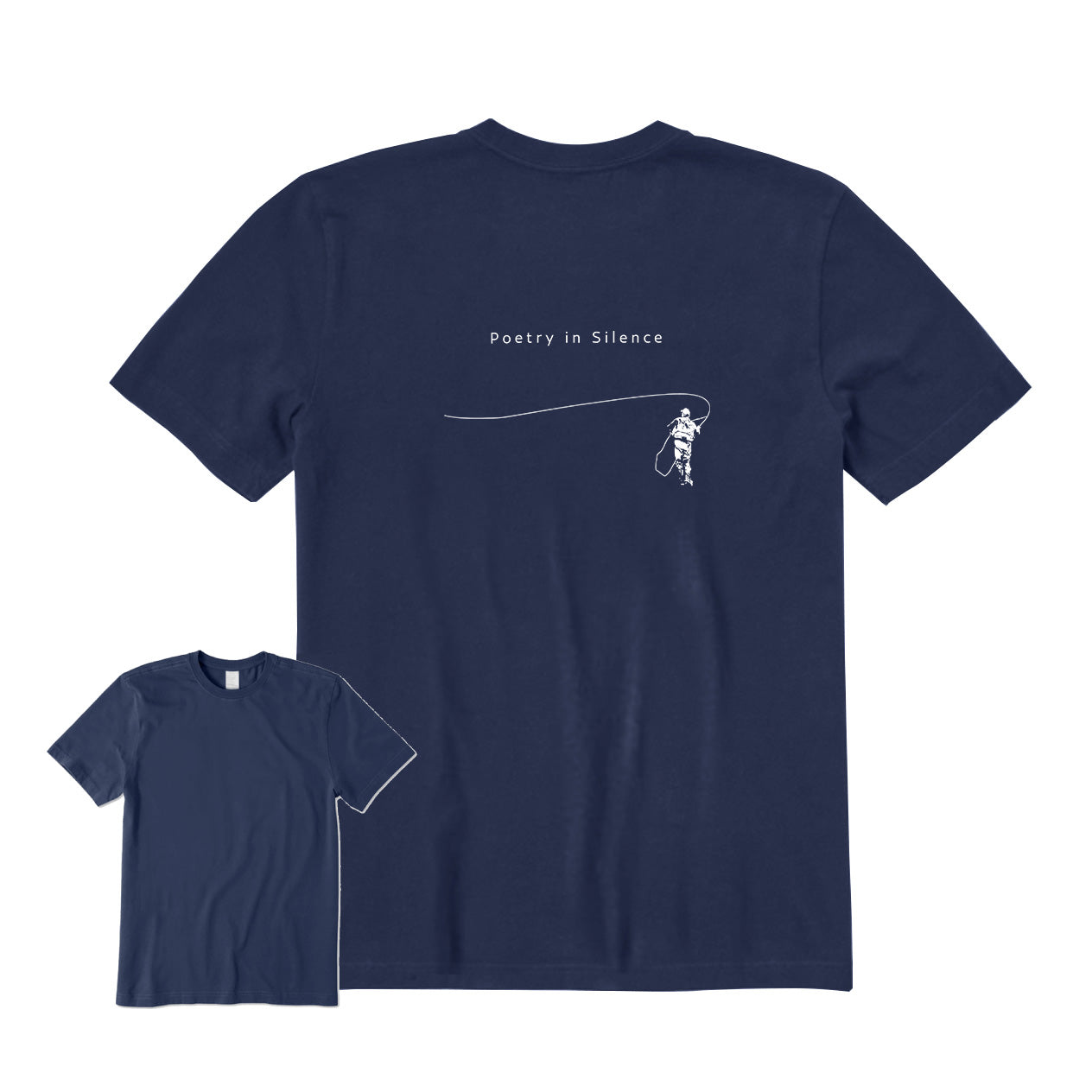 Fly Fishing Back Graphic T-Shirt