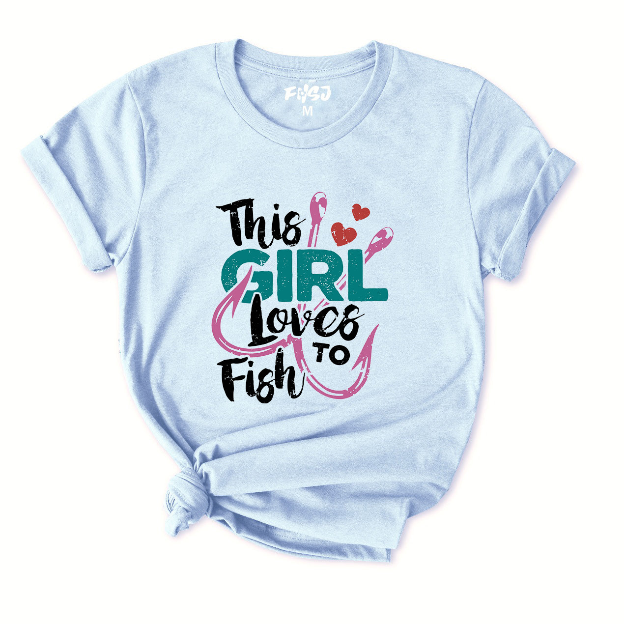 This Girl love to fish T-Shirt for Women