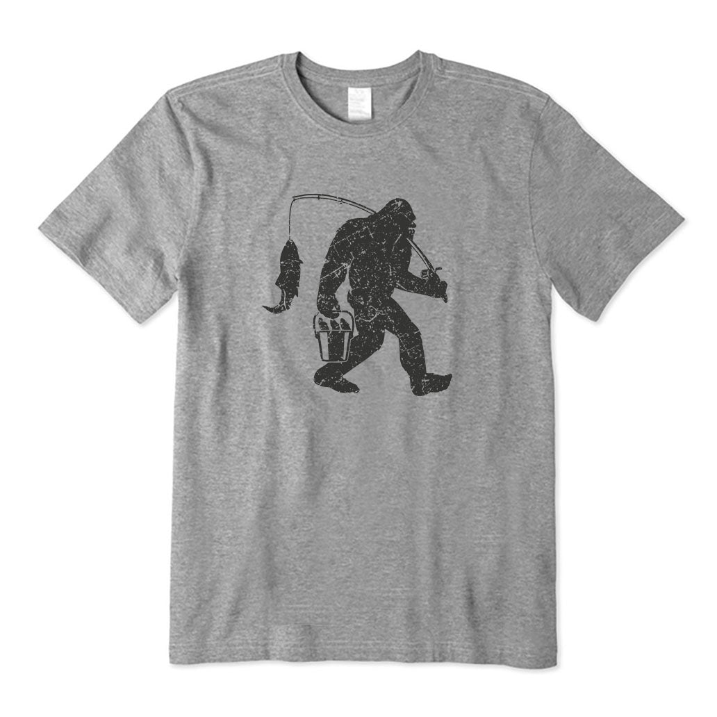 Bigfoot Fishing T-Shirt
