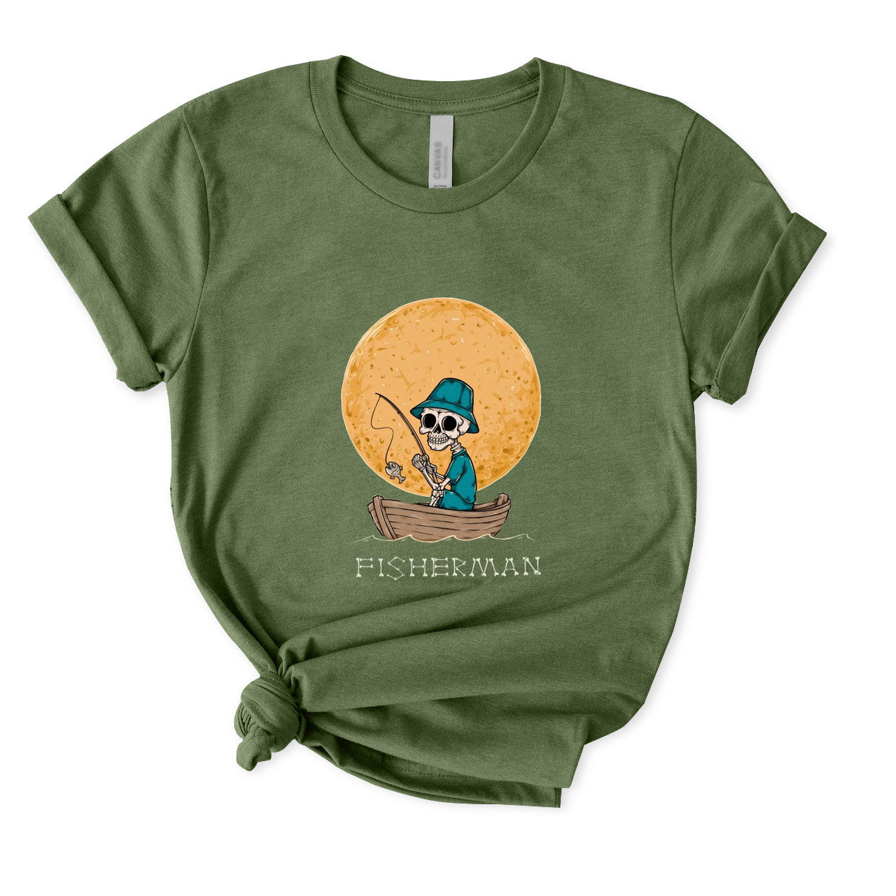 Skeleton Fisherman T-Shirt for Women
