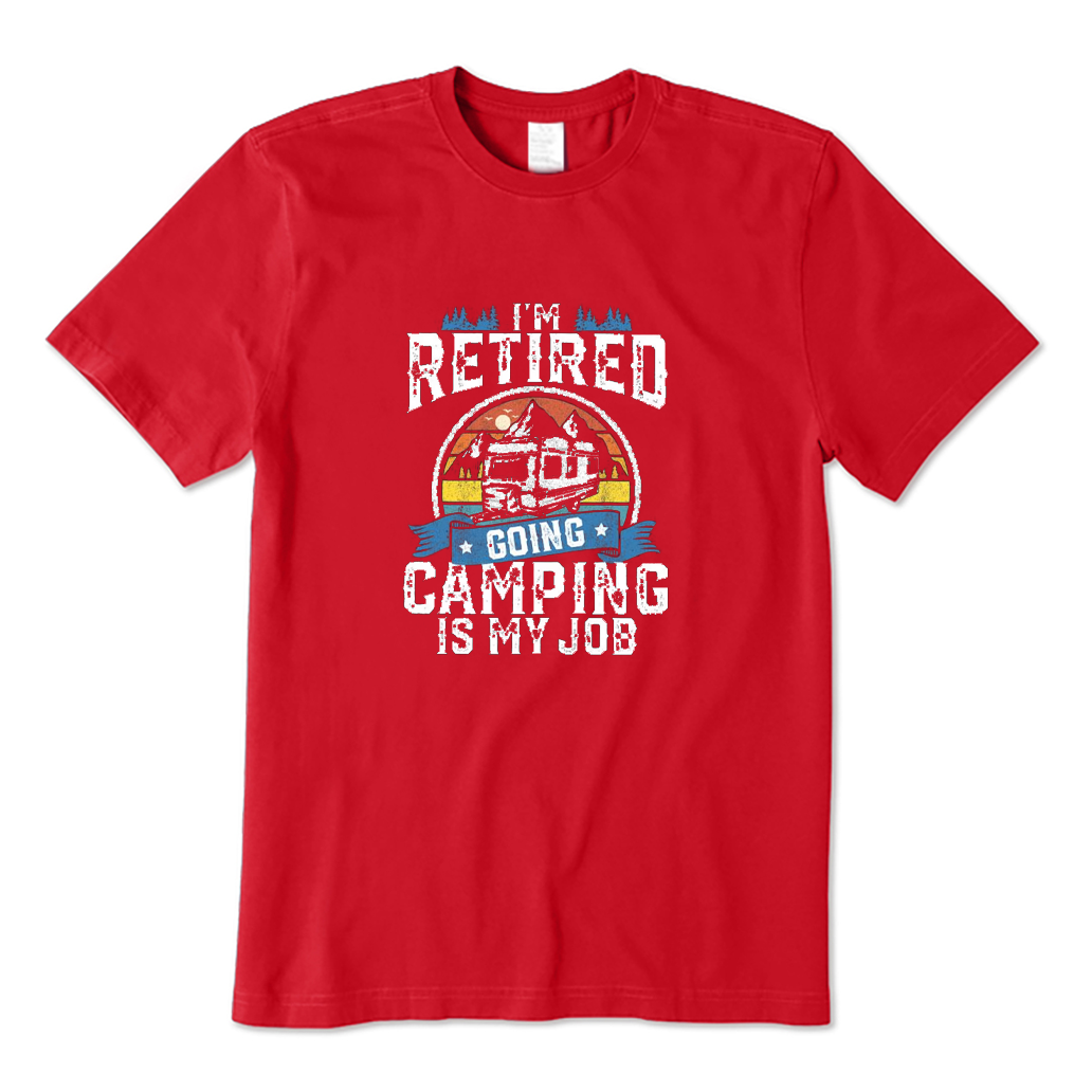 Retired Camping T-shirt