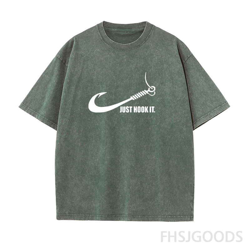 Just Hook It Unisex Distressed T-Shirt