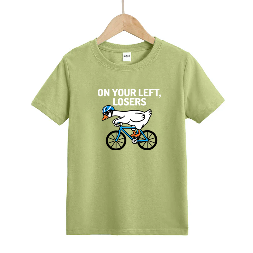 On Your Left Losers Cycling Kids T-Shirt