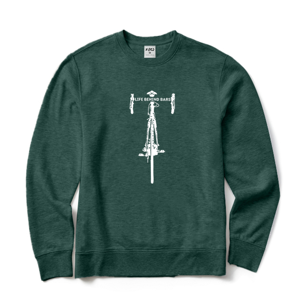 Funny Cyclist Life Behind Bars Crewneck Sweatshirt