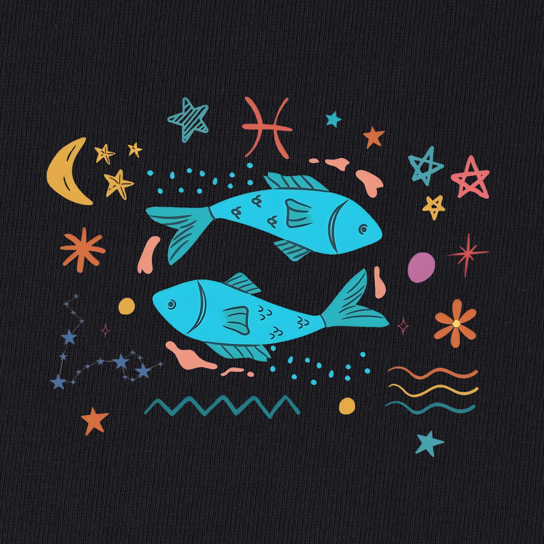 Fish Astrology T-Shirt for Women