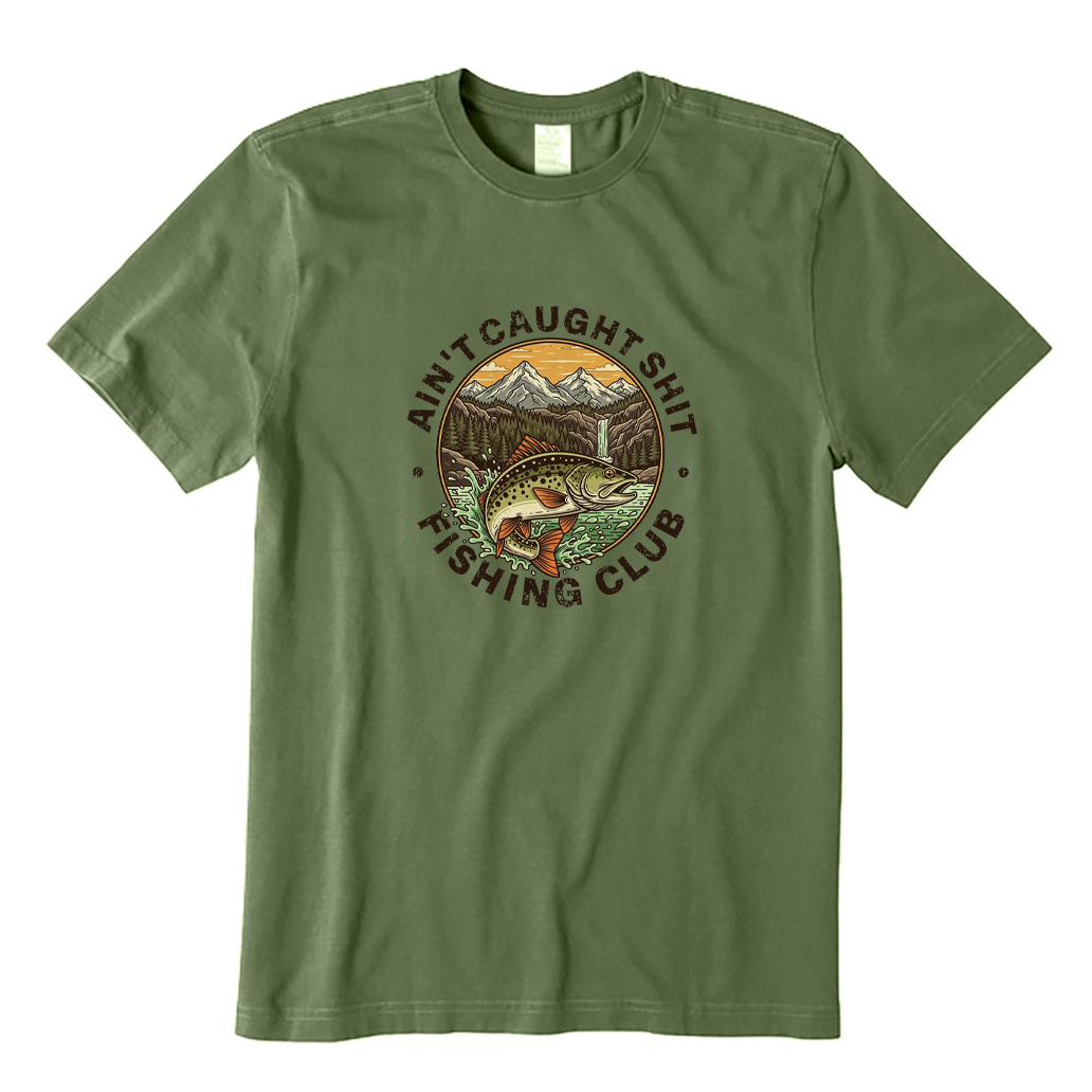 Ain't Caught Shit Fishing Club T-shirt