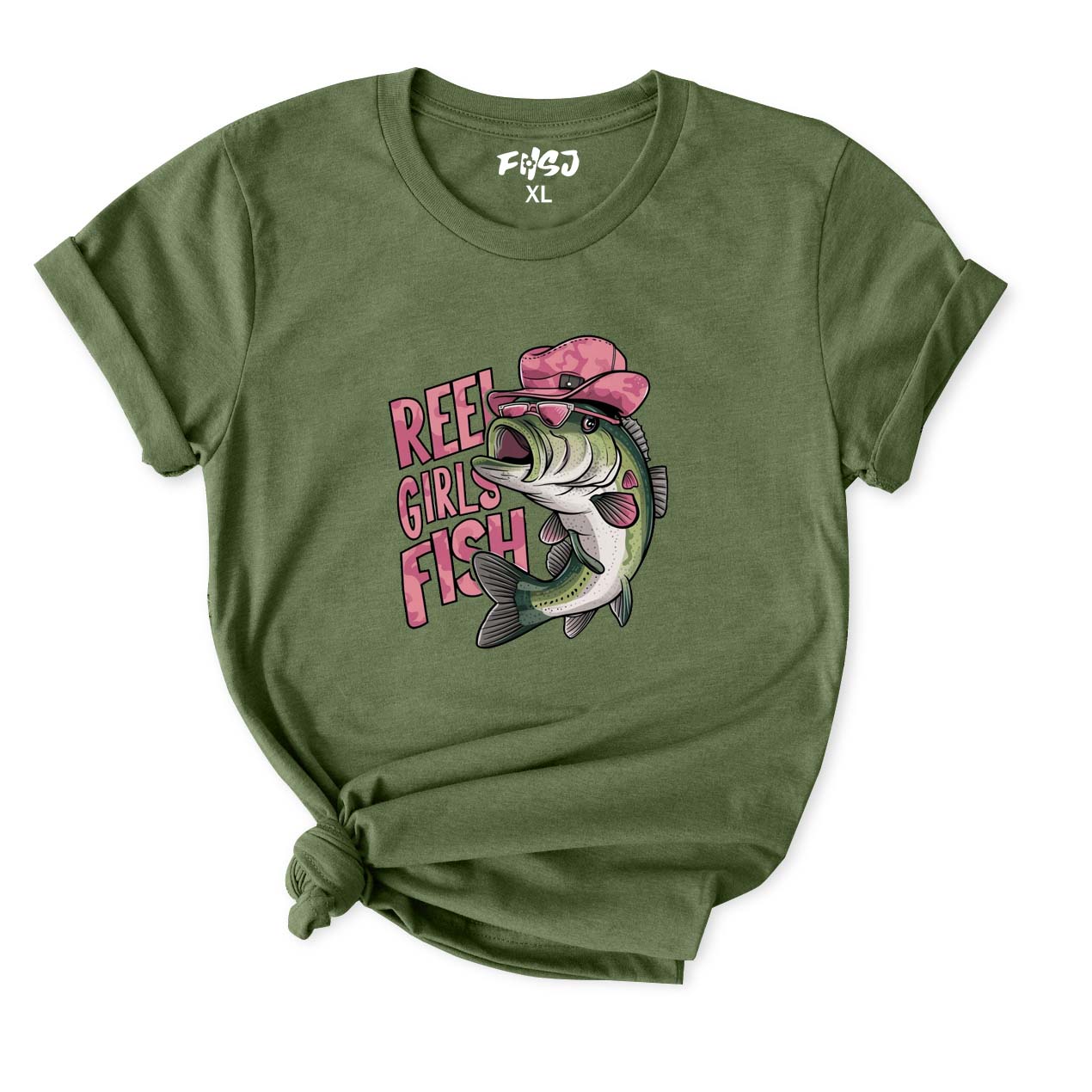 Reel Girls Fish T-Shirt for Women