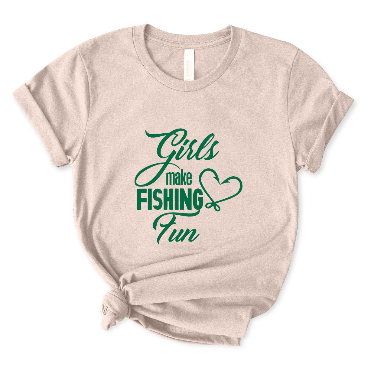 Girl Make Fishing Fun T-Shirt for Women
