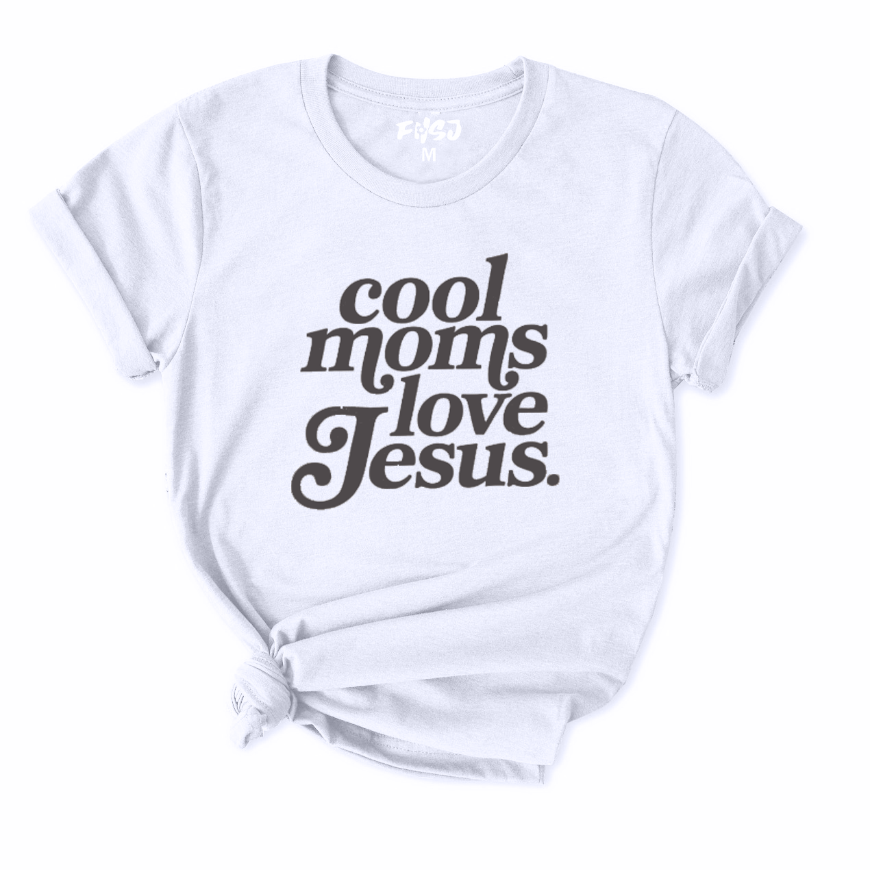 Cool Moms Love Jesus T-Shirt for Women