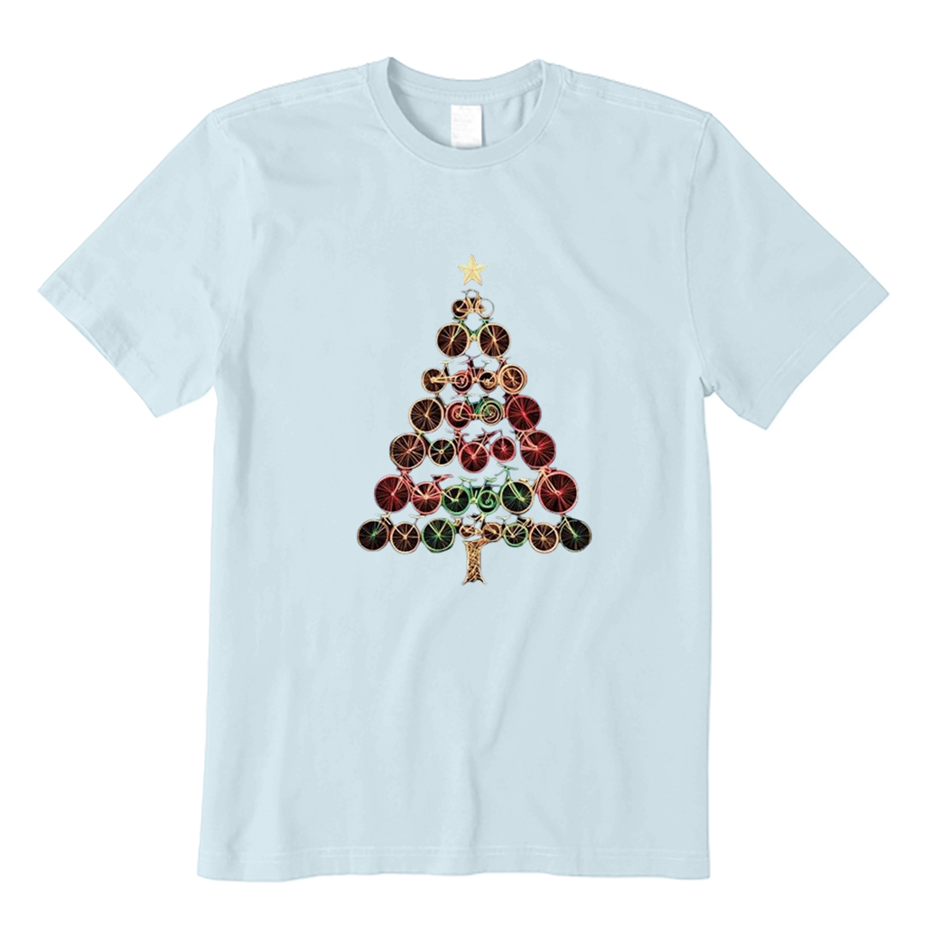 Christmas Bike Tree T-Shirt