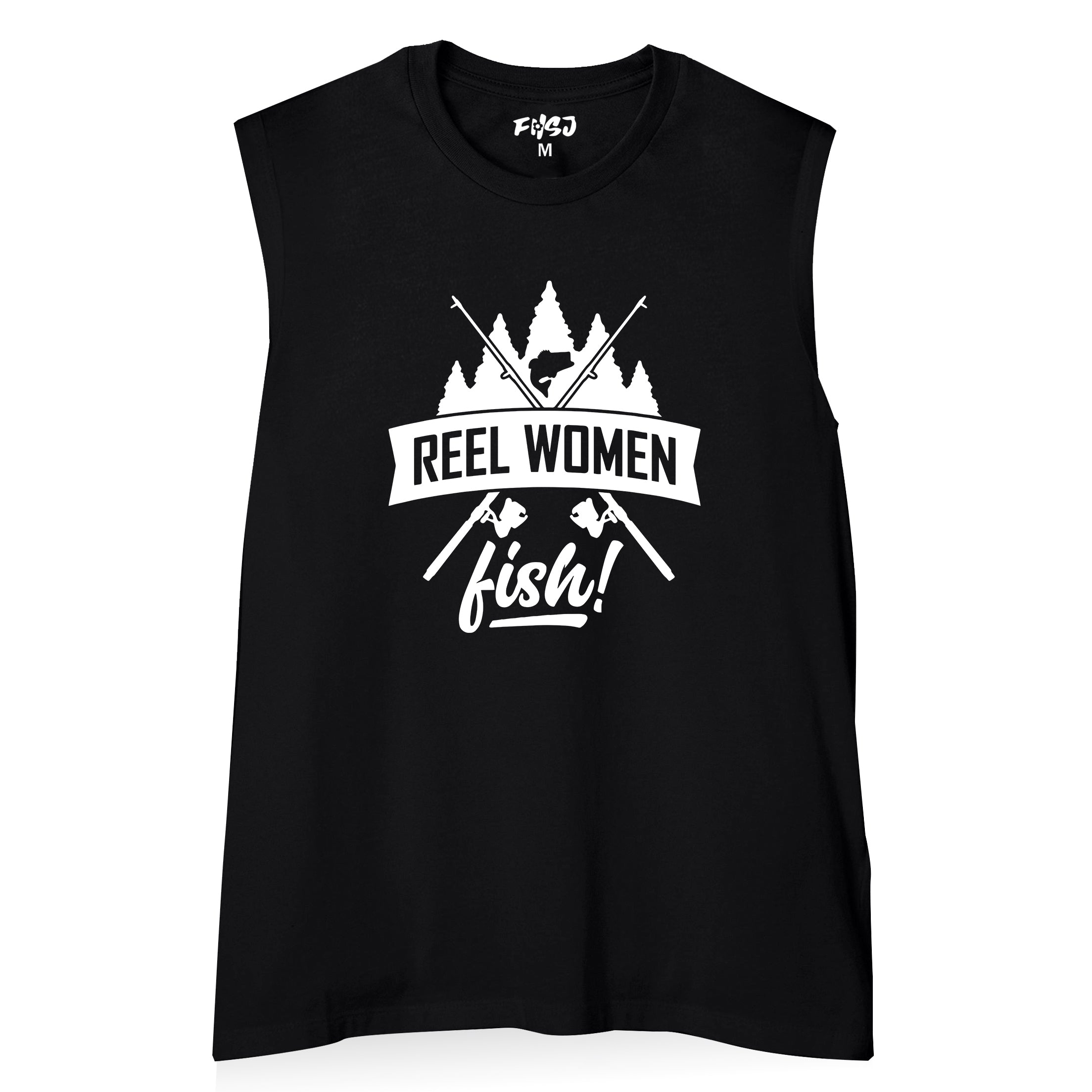 Women Reel Women Fish Tank Top