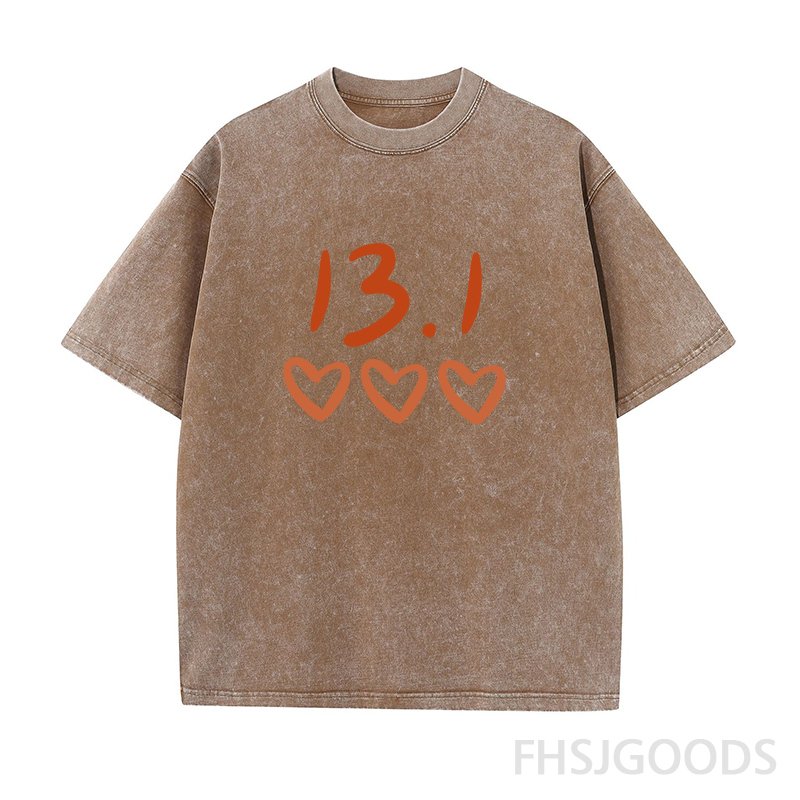 Half Marathon Runner Unisex Distressed T-Shirt