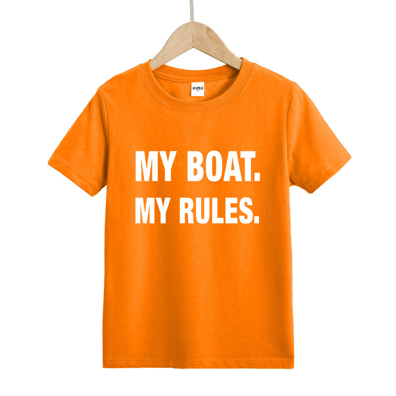 My Boat My Rules Kids T-Shirt