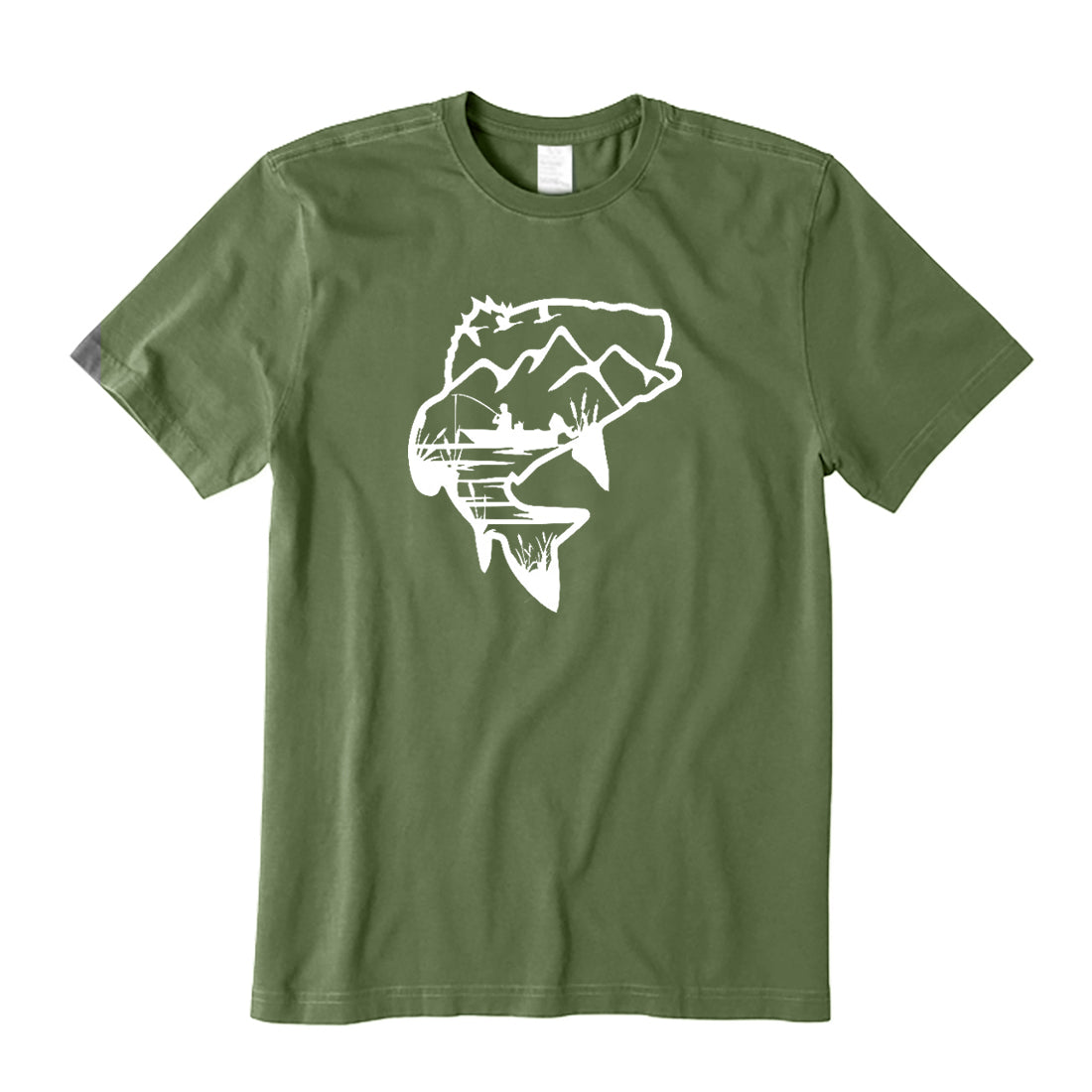 Bass Fishing Landscape T-Shirt