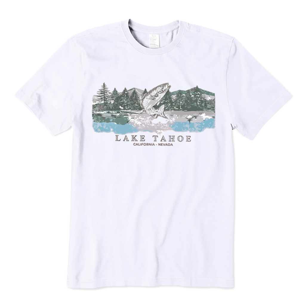 Vintage Lake Tahoe Fish T-shirt