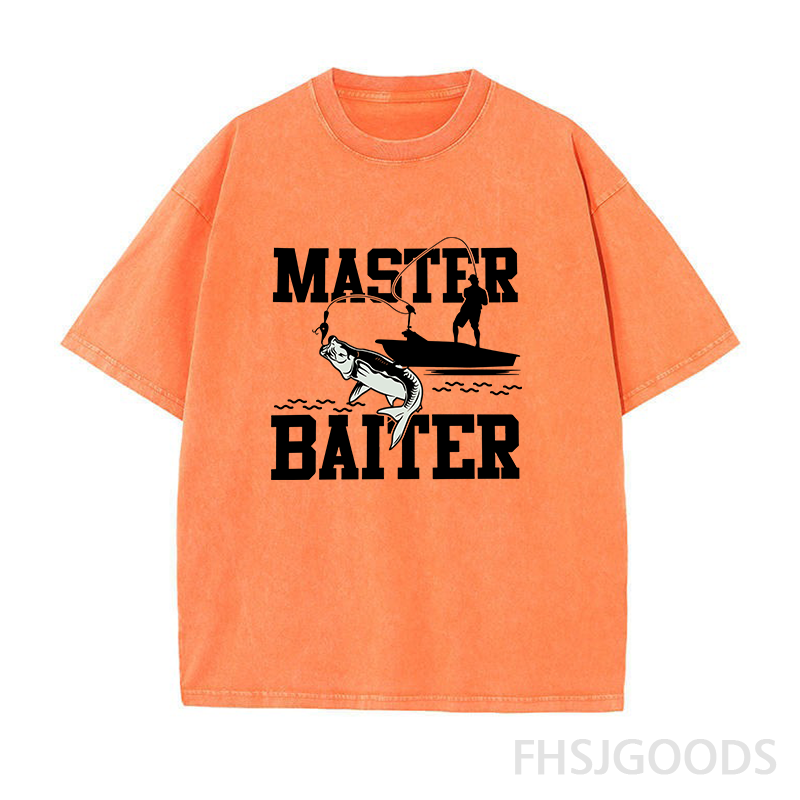 Master Baiter Fishing Unisex Distressed T-Shirt