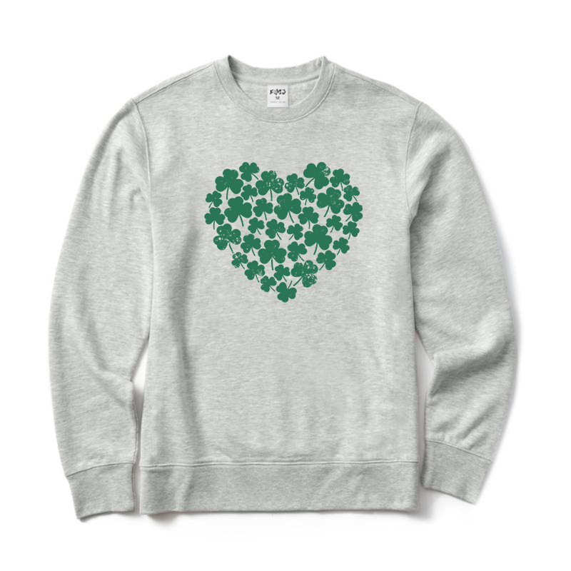 Shamrock Heart Crewneck Sweatshirt