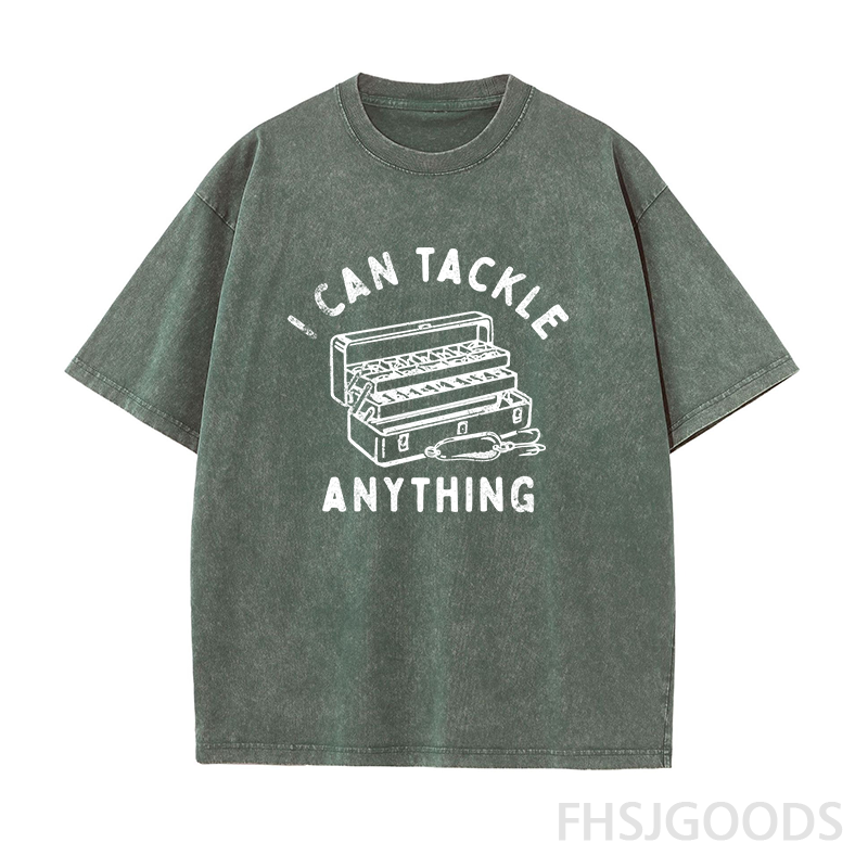 I Can Tackle Anything Unisex Distressed T-Shirt