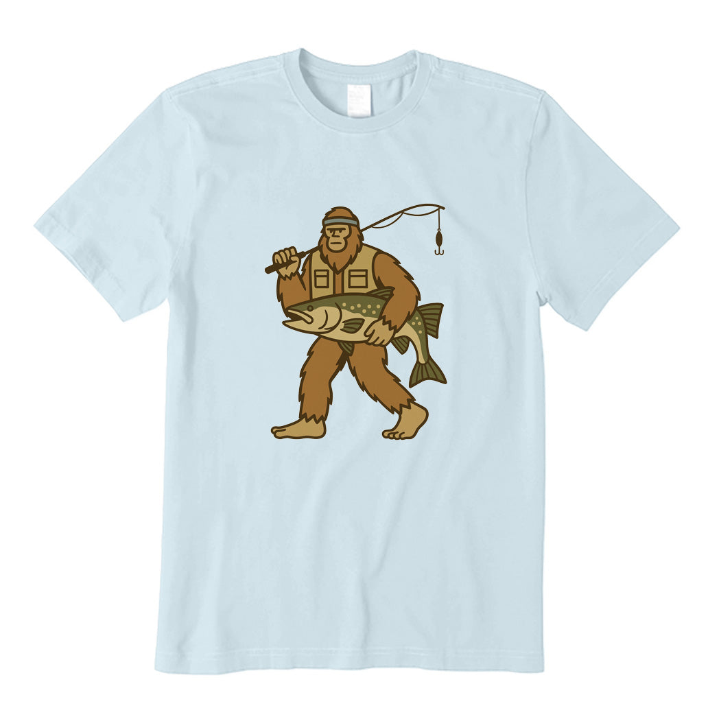 Bigfoot Fishing T-Shirt
