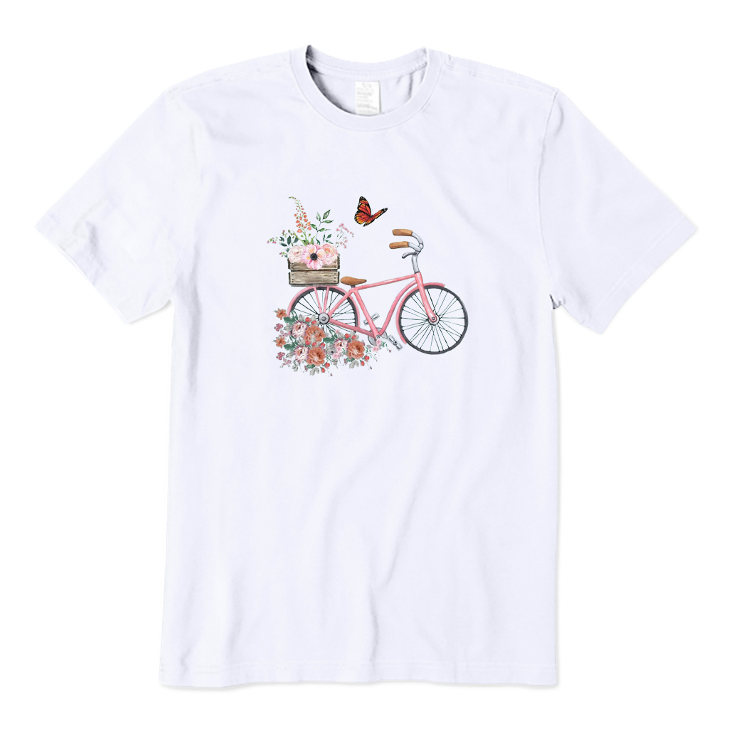 Floral Bicycle T-shirt
