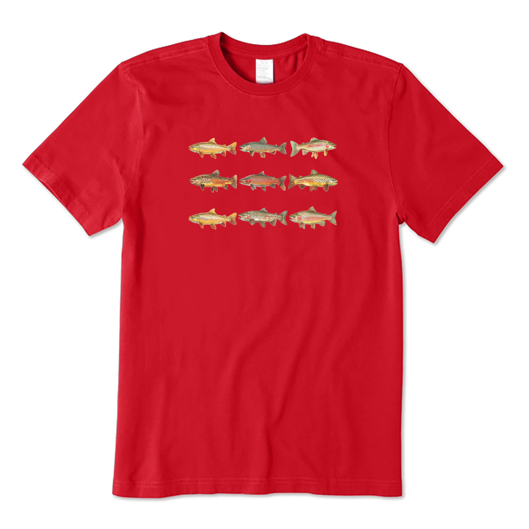 Fly Fishing Trout T-shirt