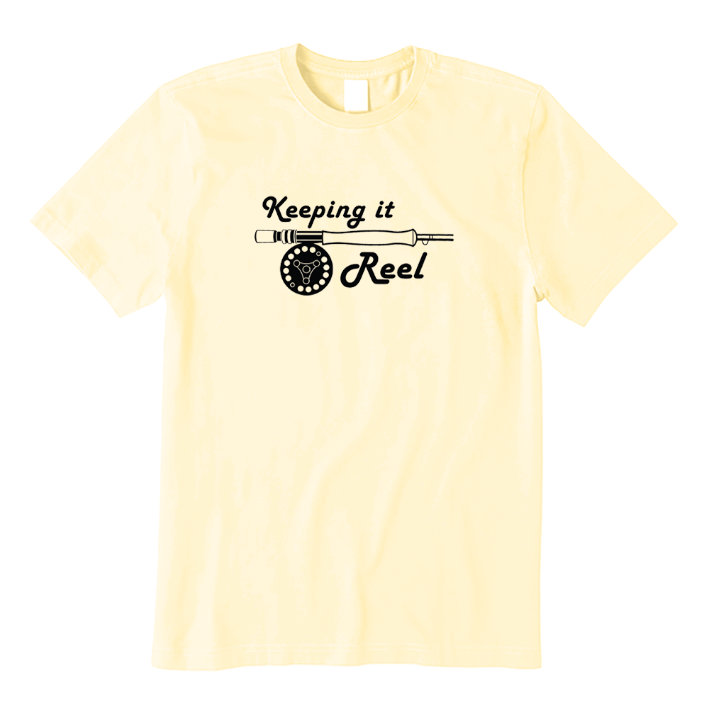 Keeping It Reel Fly Fishing Rod Graphic T-Shirt