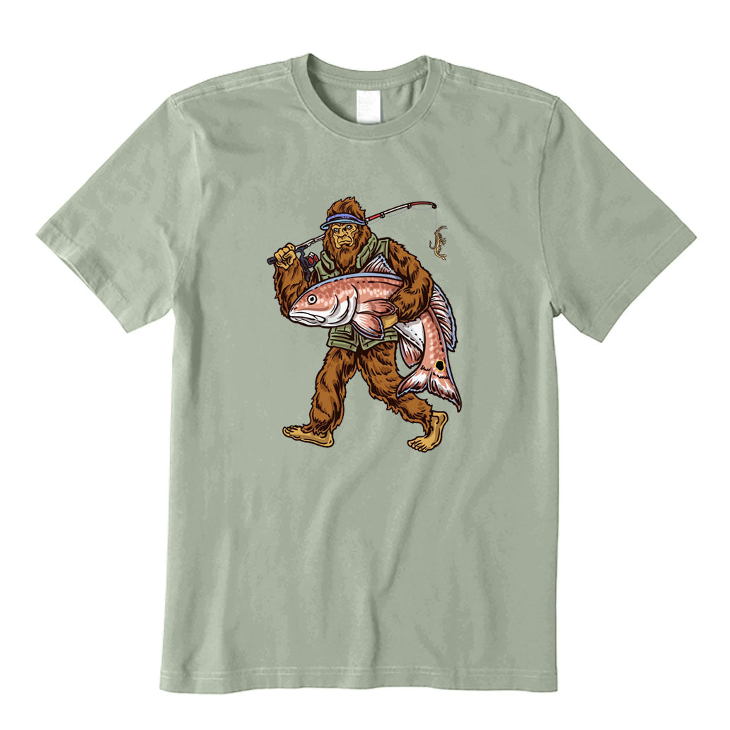 Bigfoot Fisherman T-Shirt