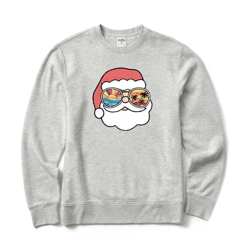 Christmas Beach Crewneck Sweatshirt