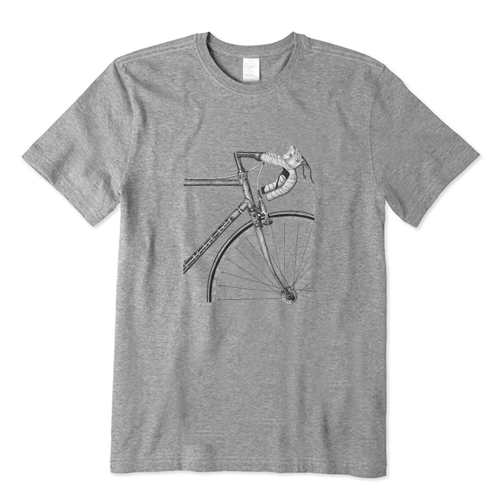 Vintage Road Bike Sketch T-shirt