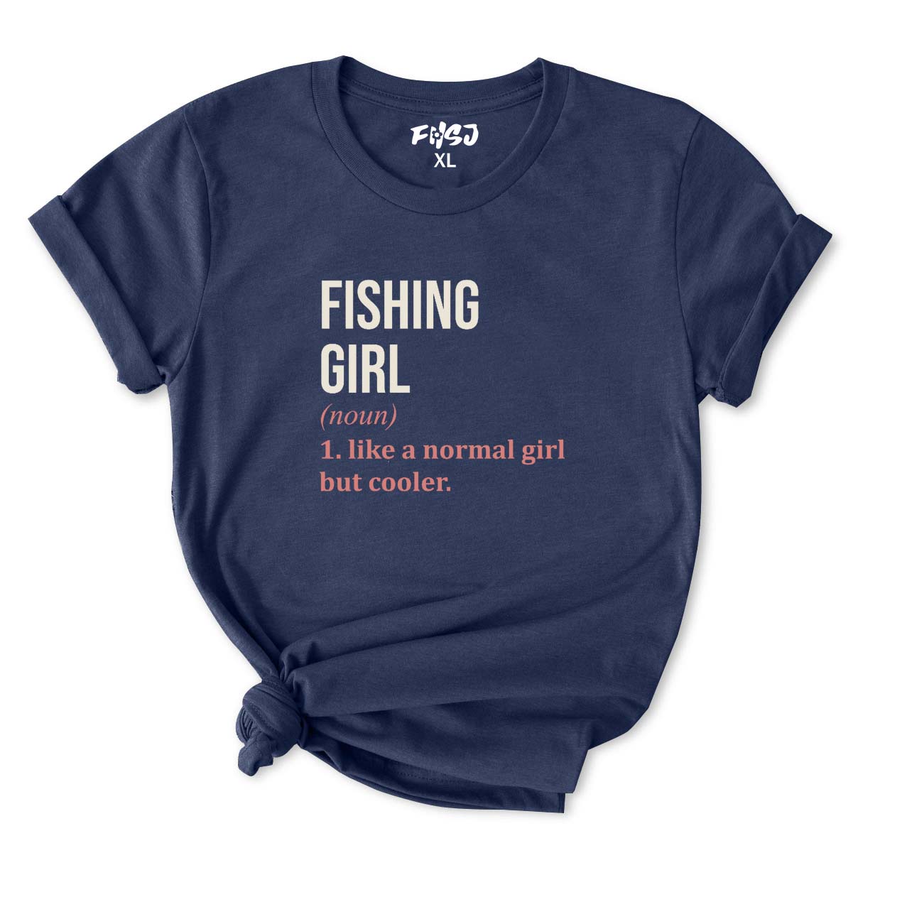 Fishing Girl Definition T-Shirt for Women