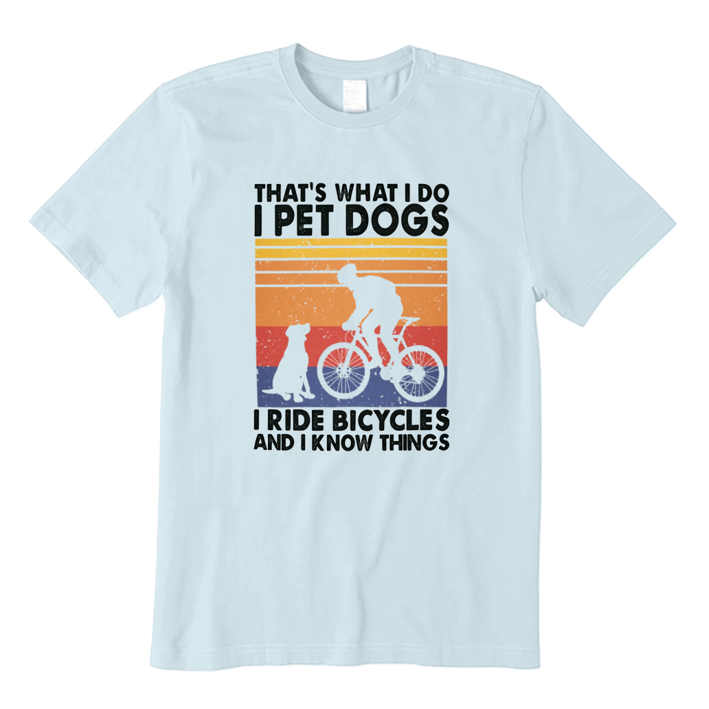 Dog & Bicycle Lover T-shirt