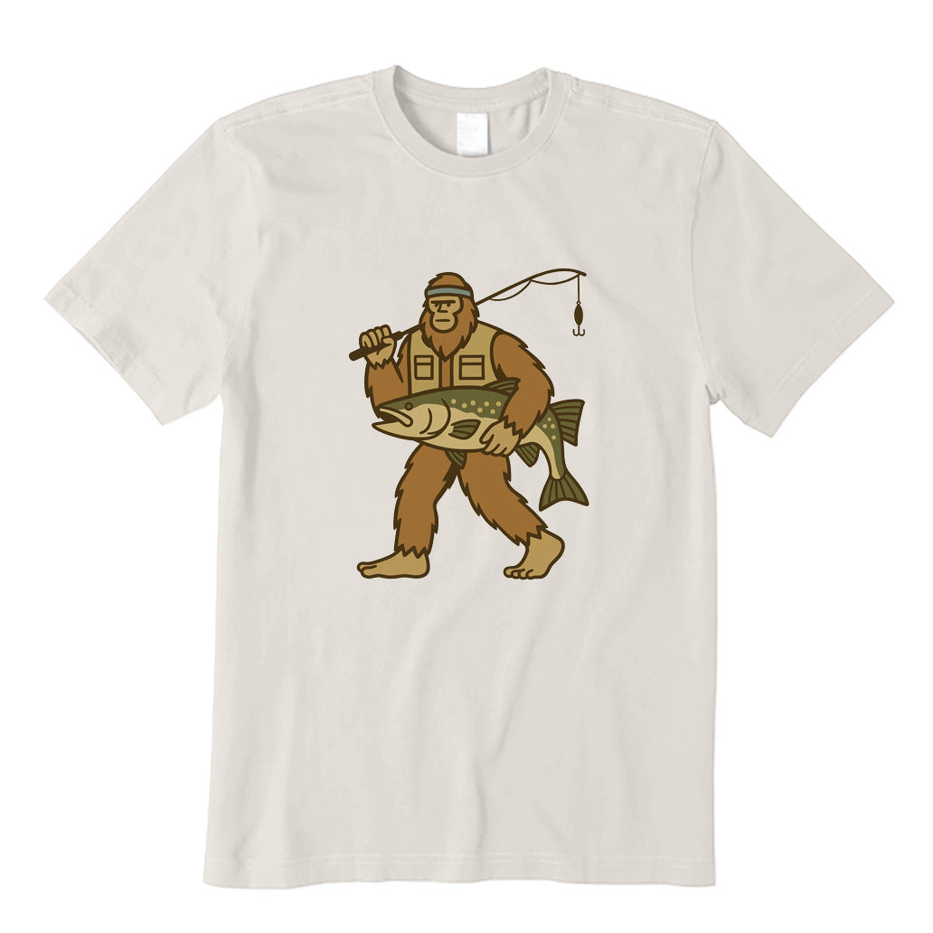 Bigfoot Fishing T-Shirt