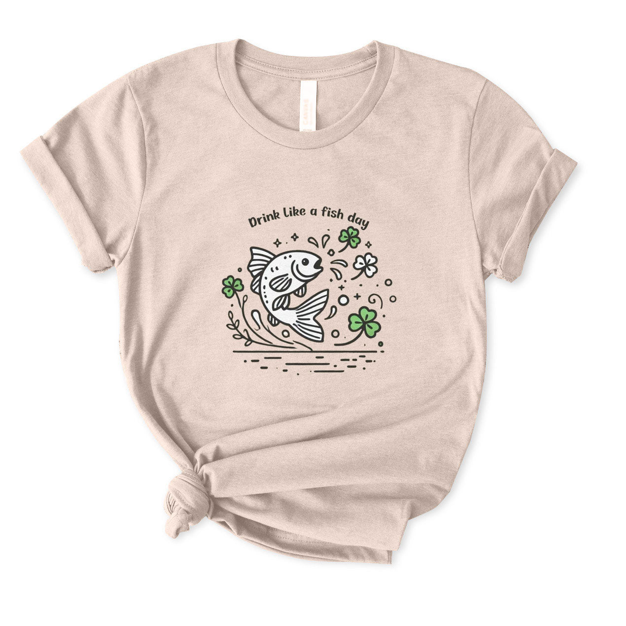 Drink Like A Fish Day T-Shirt FOR WOMEN