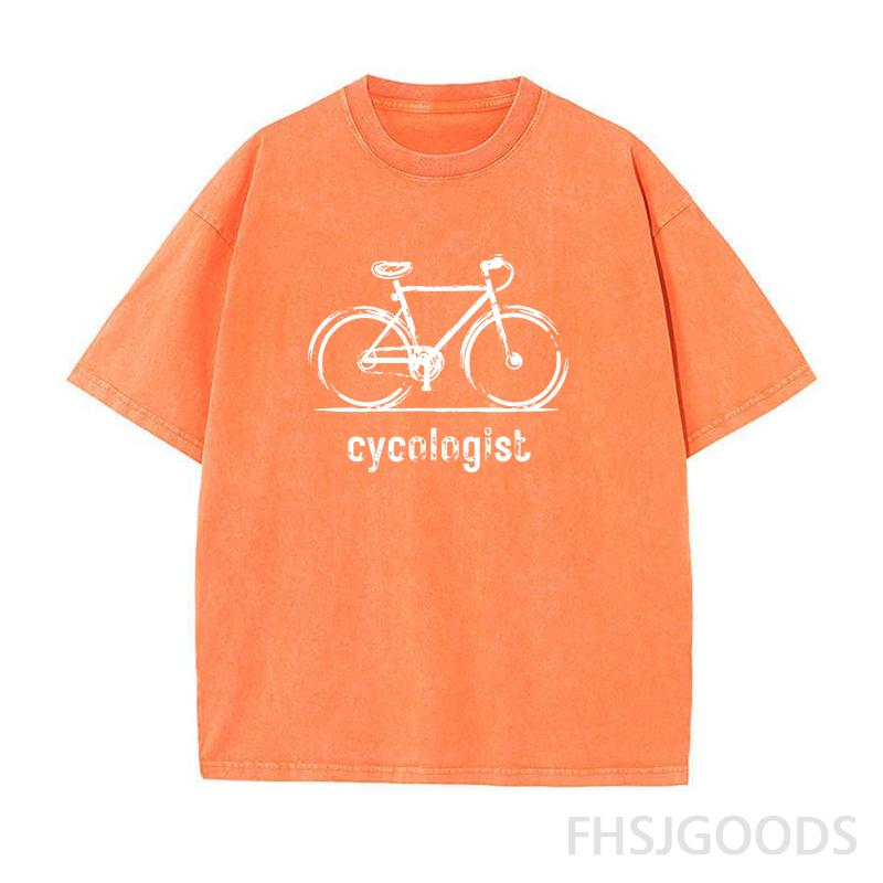 Cycologist Cycling Unisex Distressed T-Shirt