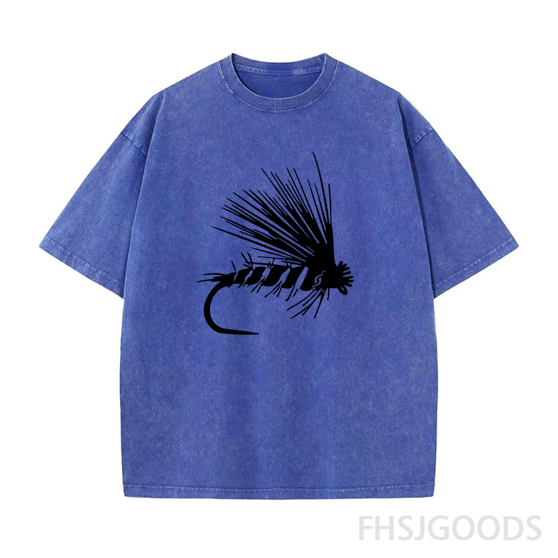 Fly Fishing Fly Unisex Distressed T-Shirt