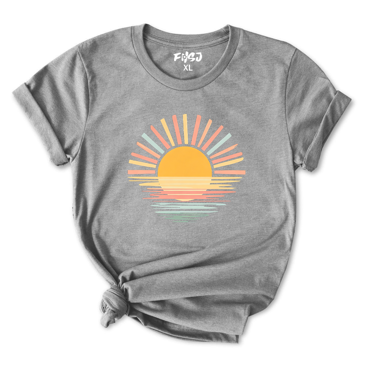 Retro Sun & Sea T-Shirt for Women