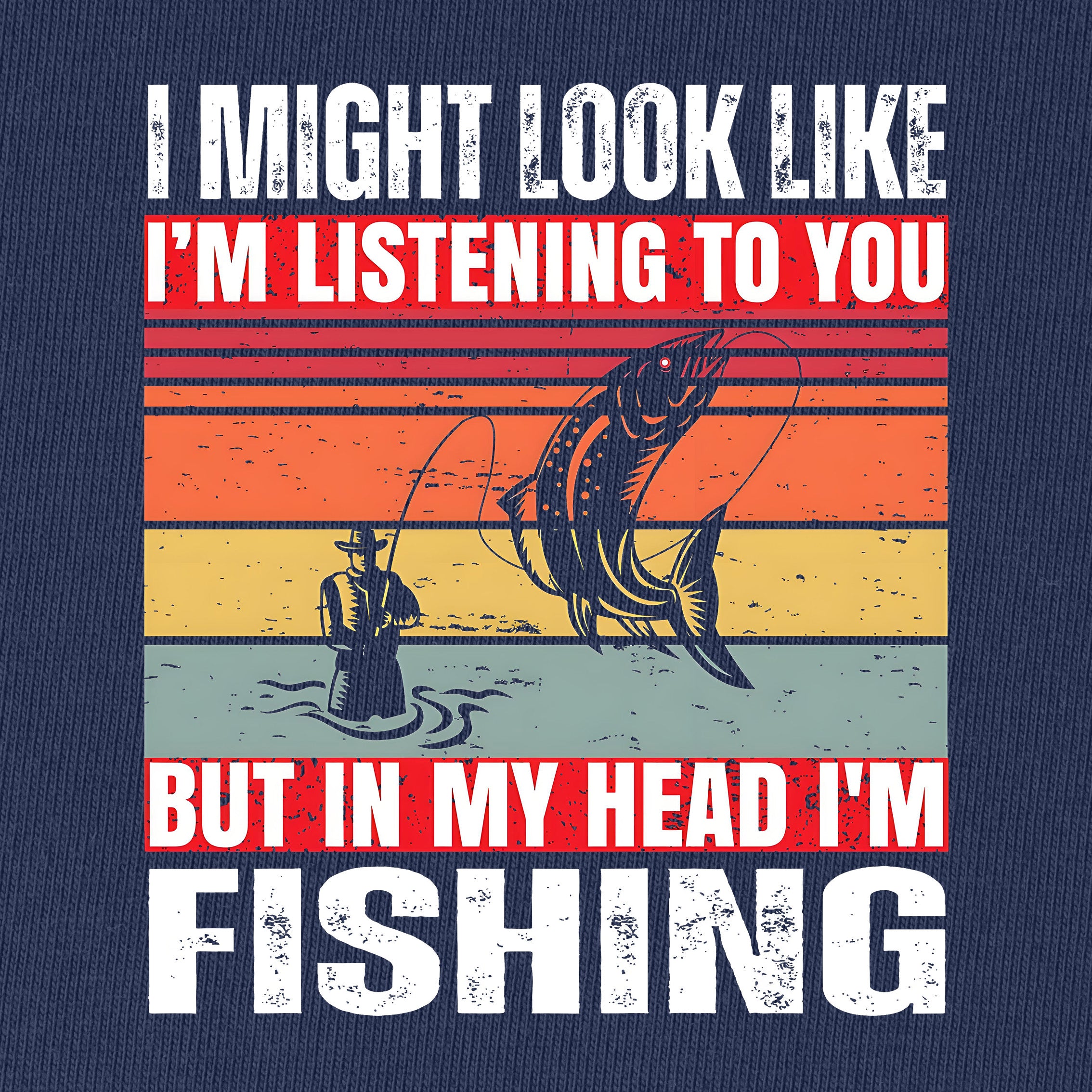 IN MY HEAD I'M FISHING T-Shirt