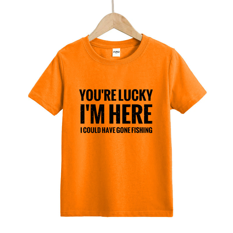 I Could Have Gone Fishing Kids T-Shirt