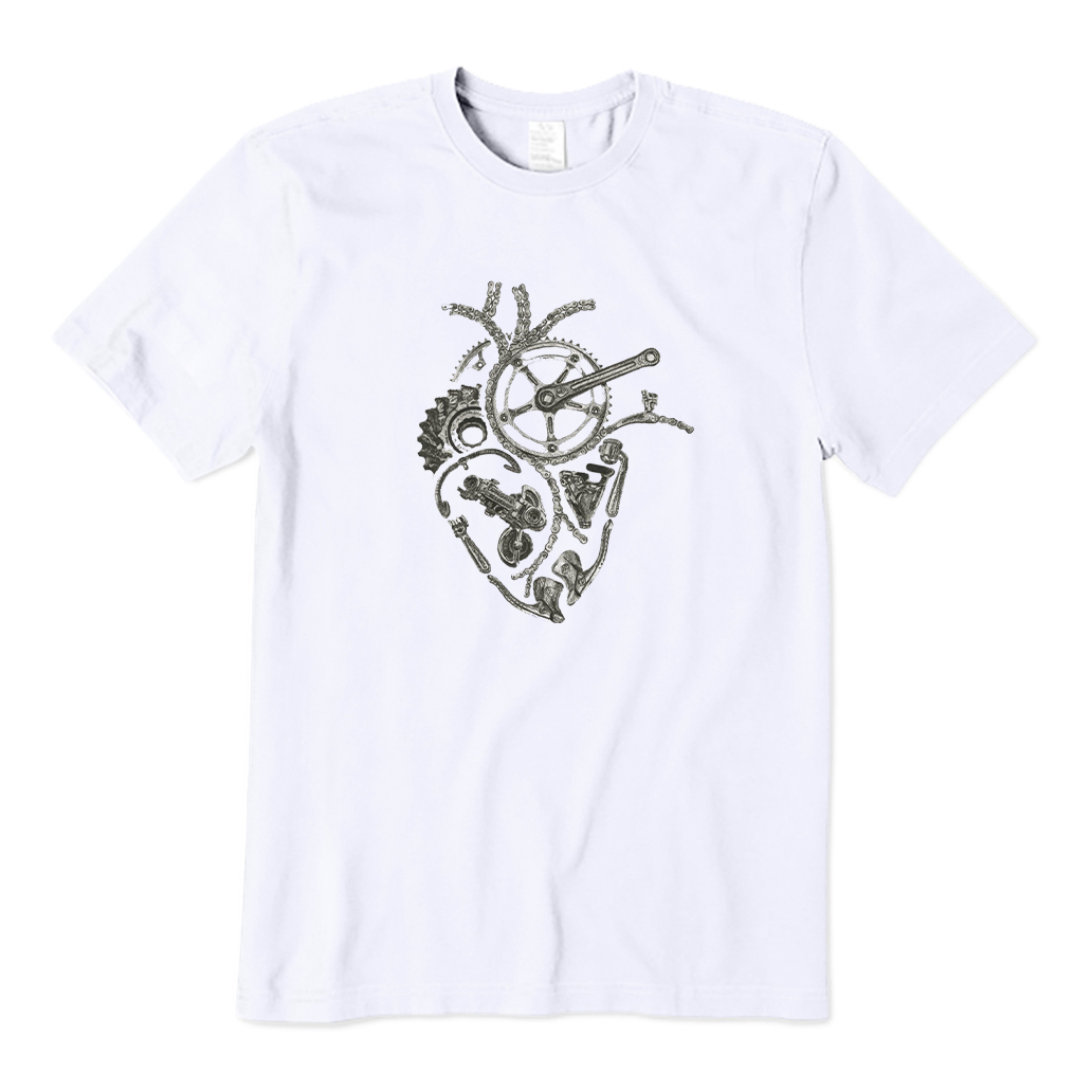 Heart Powered by Pedals T-Shirt