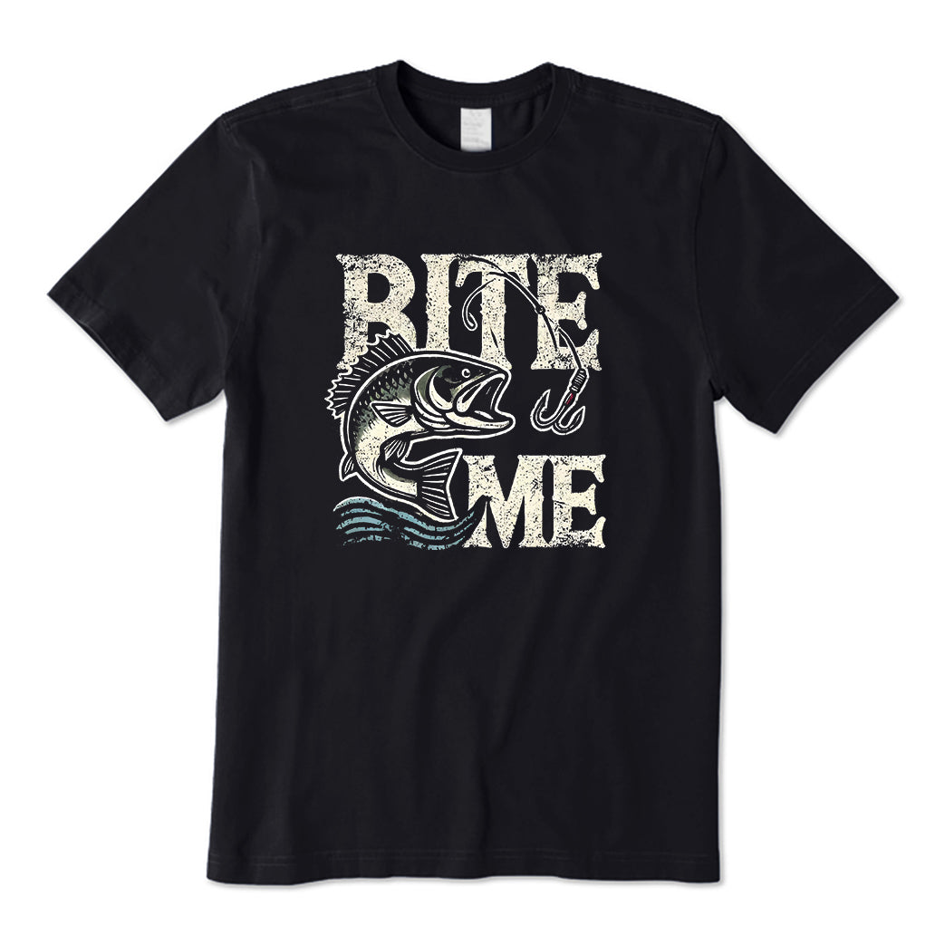 BITE ME Funny Bass Fishing T-Shirt