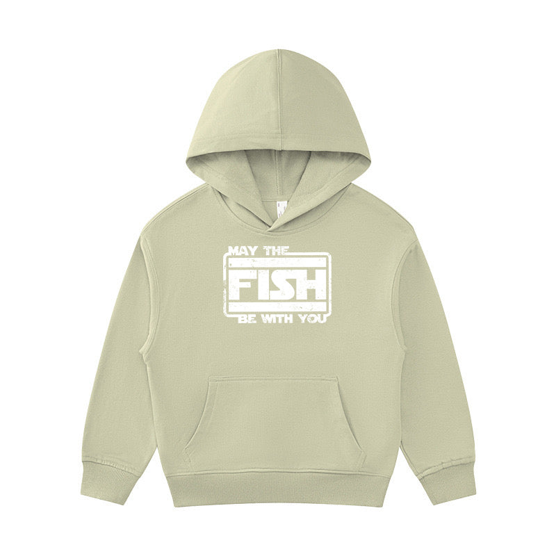 May The Fish Be with You Kid's Hoodie