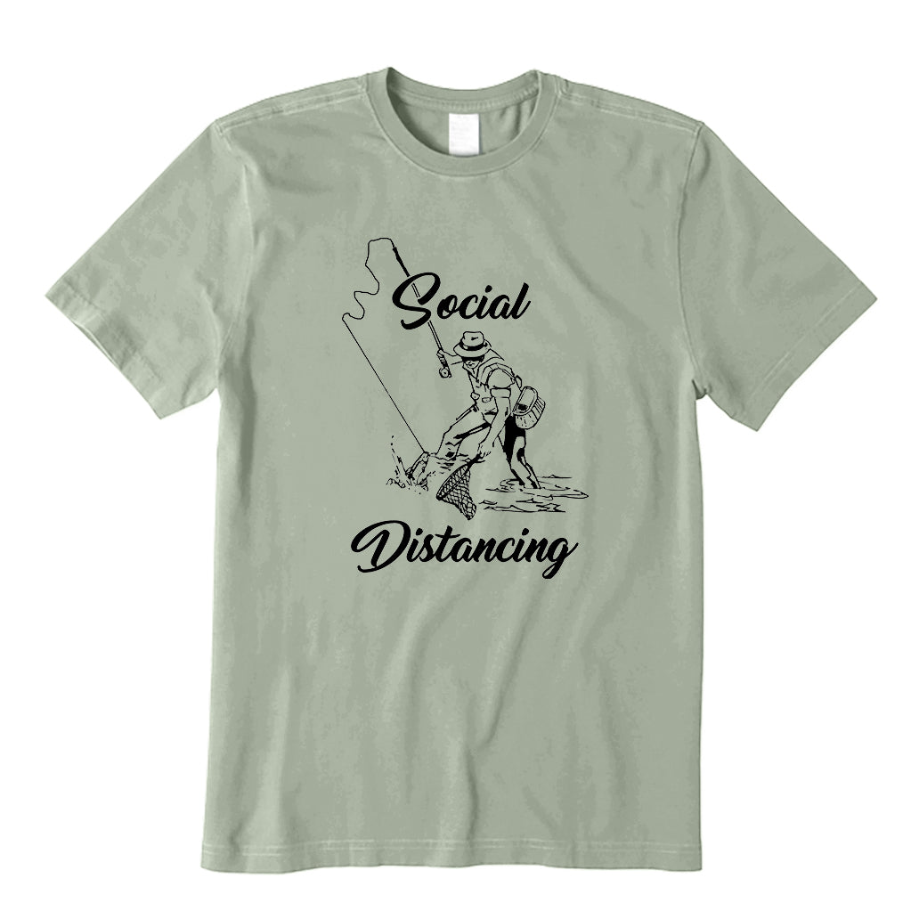 Fly Fishing Social Distancing T-Shirt