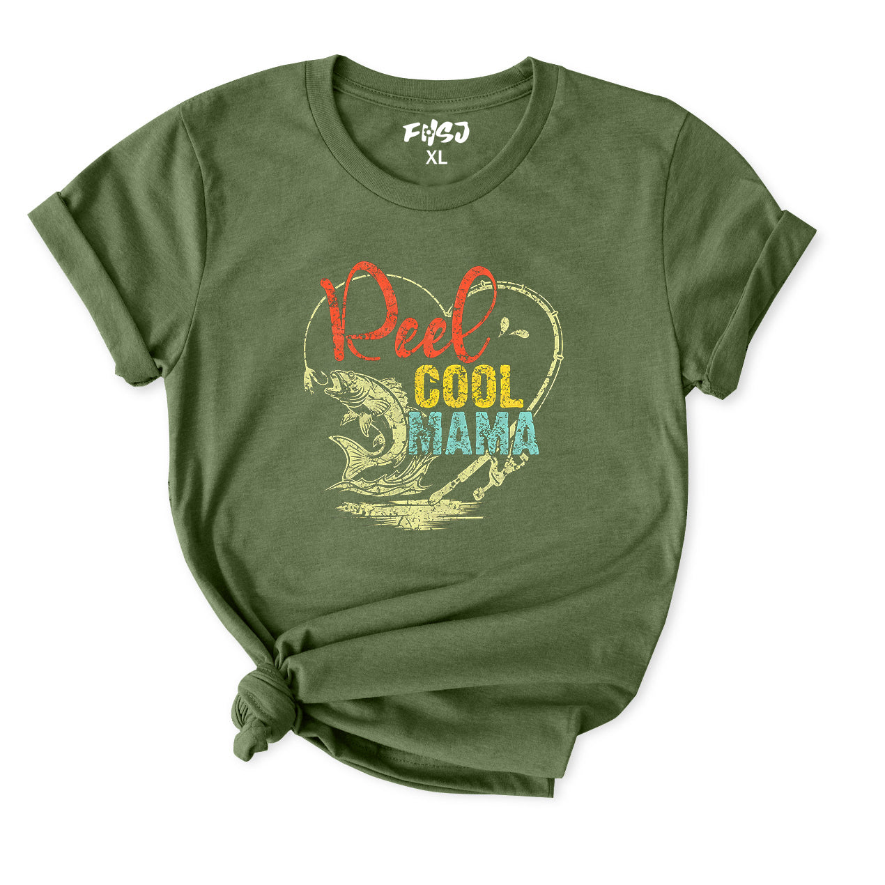 Reel Cool Mama Fishing T-Shirt for Women