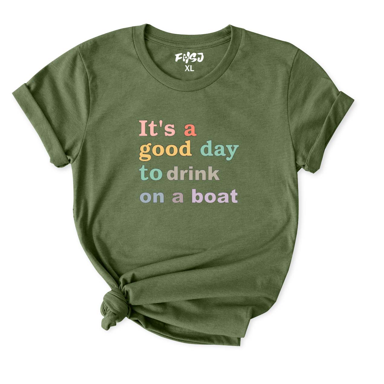Good Day To Drink on A Boat T-Shirt for Women