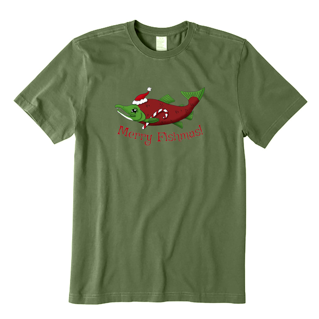 Christmas Salmon T-Shirt